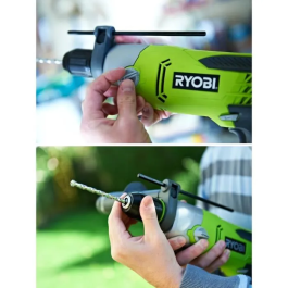 Ryobi Martillo Perforador 1200 W con Portabrocas Autoportante 13 mm, 2 Velocidades Mecánicas y Luz LED Integrada