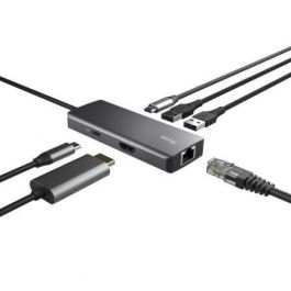 Docking USB Tipo-C Trust Dalyx/ 2xUSB/ 2xUSB Tipo-C/ 1xHDMI/ 1xRJ45/ Gris Docking USB Tipo-C Trust Dalyx/ 2xUSB/ 2xUSB Tipo-C/ 1xHDMI/ 1xRJ45/ Gris