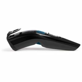 Livoo DOS186 Recortadora de barba recargable 5W, hasta 90 min autonomía, 20 longitudes hasta 10 mm, Negro/Azul