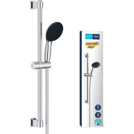 GROHE Vitalio Start 110 26032001 Set de Ducha con Rociador de 3 Chorros, Barra y Flexo - Fácil Selección, Ahorro de Agua