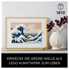 LEGO ART 31208 Hokusai - La Gran Ola, Juego de Construcción, 1810 Piezas, Multicolor