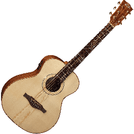 Guitarra Acústica Travel Marcopolo A/E - Natural (Con Funda)