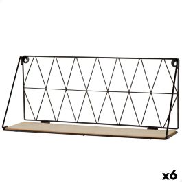 Estante Max Home Hierro Madera MDF 48 X 20 X 13 CM (6 Unidades) Precio: 36.49999969. SKU: B1HCHTABDT