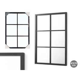 Espejo Rectangular 6 Cuadrados Negro Giftdecor 71X2CM (6 Unidades) Precio: 74.78999957. SKU: B1FM9W49ZB