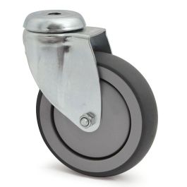 TENTE NAVARRA TP 2470 Rueda Giratoria Goma Termoplástica Ø125mm, Soporte Zincado, Taladro Ø11, Antihuella, Antihilo, 80kg Precio: 13.50000025. SKU: B187BVZBD7