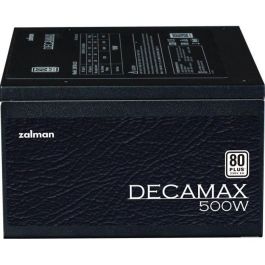 Fuente de alimentación para PC - ZALMAN - DecaMax 500W - 80+ - No modular - Ventilador de 120 mm - Negro Fuente de alimentación para PC - ZALMAN - DecaMax 500W - 80+ - No modular - Ventilador de 120 mm - Negro