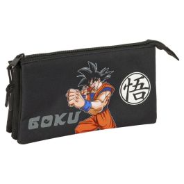 SAFTA Portatodo Dragon Ball triple con 3 compartimentos separados y bolsillo interior con cremallera 22x3x12cm Precio: 12.94999959. SKU: B14J5N7D82