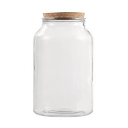 Tarro de vidrio con tapón de corcho 3800 ml - La Mediterranea (4 Unidades) Tarro de vidrio con tapón de corcho 3800 ml - La Mediterranea (4 Unidades)