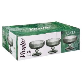 Copa Helado Verde Musgo 310 ml Vivalto - Vidrio 12x9.8x12 cm (24 Unidades) Copa Helado Verde Musgo 310 ml Vivalto - Vidrio 12x9.8x12 cm (24 Unidades)