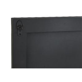 DKD Home Decor Decoración de Pared Estilo Glam Moderno, MDF, Colores Negro y Dorado, Medidas 91 cm de Alto, 91 cm de Ancho y 3 cm de Profundidad