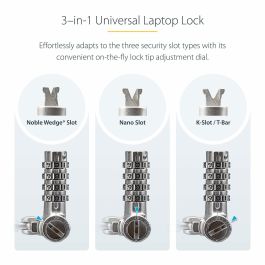 Videocámara de Vigilancia Startech UNIVKA25-LAPTOP-LOCK