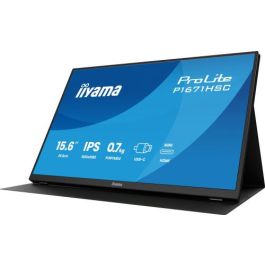 iiyama P1671HSC-B1 Monitor 15.6" Full HD IPS 1920x1080, 3ms, HDMI, 2x USB-C