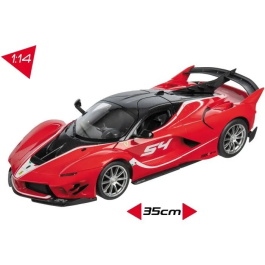 MONDO MOTORS Ferrari FXX K Evo R/C Coche Radiocontrolado 1:14 con Puertas que Abren y Faros Iluminados
