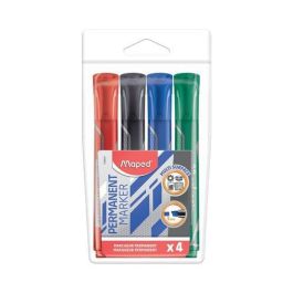 Marcador Permanente Maped Jumbo Biselado Bolsa De 4 (Set de 12) Precio: 43.49999973. SKU: B1K3KKHLP9