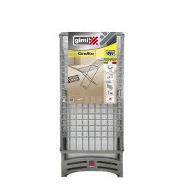 Gimi Tendedero Grafite Gris, Tendedero Plegable con 20 m de Espacio de Tendido