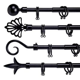 Barra Cortina Negra 120 210 Cm Surtidos P Giftdecor (8 Unidades) Barra Cortina Negra 120 210 Cm Surtidos P Giftdecor (8 Unidades)