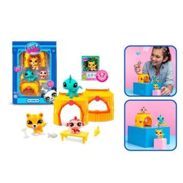 Set figura littlest pet shop tiki jungle. 17,8x20,3x6,35 cm