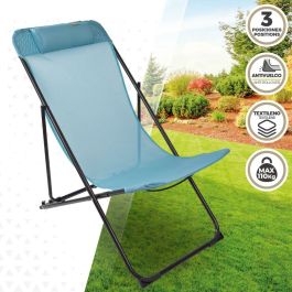 Hamaca plegable Aktive Azul 52 x 87 x 77 cm (4 Unidades) Hamaca plegable Aktive Azul 52 x 87 x 77 cm (4 Unidades)