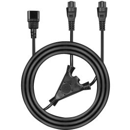 LINDY Cable de Alimentación IEC-Y C14 a 2x C5, 2.5m