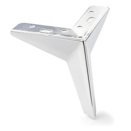 Q&Q Pata Metálica Togo para Sofás y Muebles, Acabado Cromo, Altura 135 mm, de Metal Duradero y Resistente, Diseño Elegante Precio: 2.50000036. SKU: B1G5AJEEDX