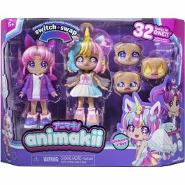 Bandai HEA26348 BAN3701405829490 - Muñeca Animakii Personalizable - Diseño Unicornio y Murciélago Precio: 36.68999994. SKU: B17QCHQ5W9