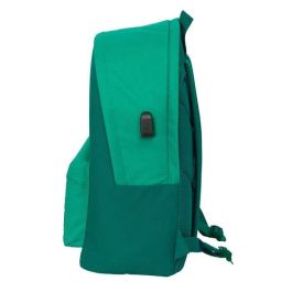 Safta Mochila 31x44x18 Cm Portátil 15,6" con USB y Diseño Real Betis Balompie