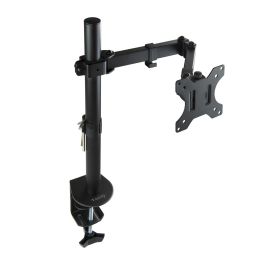 TooQ Soporte de Mesa Giratorio e Inclinable para Monitor/TV 13-32 Pulgadas, VESA 75x75-100x100 mm, Negro