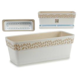 Jardinera Cloe Blanca Stefanplast 50 cm, 9.5 L, con reserva de agua (12 Unidades) Precio: 85.58999977. SKU: S3603249