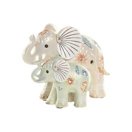 DKD Home Decor Figura de Elefante Colonial de Resina Verde Beige 10 x 11.5 x 14.5 cm (4 Unidades) Precio: 46.78999941. SKU: B1HPGSBK8W