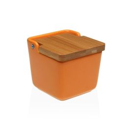 Salero con Tapa Versa Naranja Cerámica 8,8 x 8,5 x 8,8 cm Precio: 7.49999987. SKU: B136RCVDHR