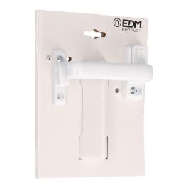 Edm Cierre presión 6801 derecha aluminio blanco 25x70 mm con tornillos Edm Cierre presión 6801 derecha aluminio blanco 25x70 mm con tornillos