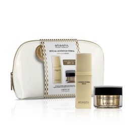 Atashi L'ESSENZA Estuche Ritual de Juventud Sérum y Hidratante 3 Piezas con Bakuchiol y Ácido Ferúlico para Antienvejecimiento y Protección