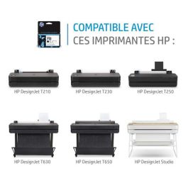 HP Tinta Negro Designjet T200 - T600 - Nº 712 Alta Capacidad