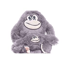 Iwa Peluches para Perros S Mono Gris con Sonido y Cuerda