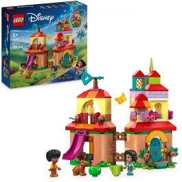 LEGO 43261 Mini Casa de Encanto Disney Madrigal Micromundo Construible con 3 Personajes, Tobogán y Cierre Portátil para Niños +5 años
