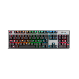 Krom Teclado Gaming Mecánico Kernel NXKROMKRNL, Switches Mecánicos, Iluminación RGB 16.8 Millones de Colores, Anti-Ghosting, Teclas Multimedia Precio: 45.8900002. SKU: S0212159