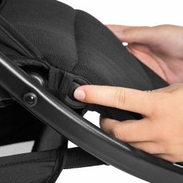 HAUCK HAU4007923148549 Cochecito Todoterreno Rapid de 3 Ruedas con Plegado Rápido con una Mano - Negro