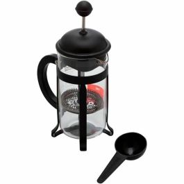 Bodum 1908-01 BOD0727015126111 Cafetera de prensa francesa Negra, Vidrio de borosilicato y Acero inoxidable