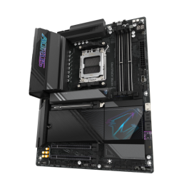 Gigabyte Placa base X870E AORUS PRO 9MX87EPRO-00-10 - Compatible con AMD Ryzen 9000, DDR5 hasta 8000MHz, Wi-Fi 7, USB 3.2 Gen 2x2, ATX