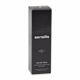 Sensilis #01-light VELVET SKIN Corrector Maquillaje 2 en 1 Rellenador Óptico Anti-Arrugas Luminosidad con Ácido Hialurónico 7 ml