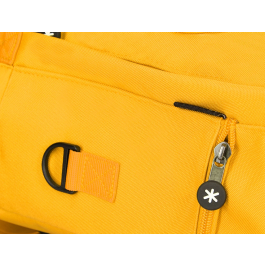 Antartik Mochila 2 asas y bolsillos exteriores mostaza 300x115x390 mm