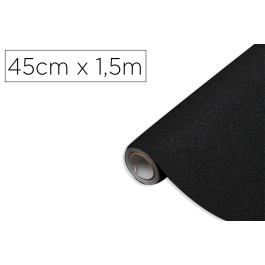 D-c-fix Rollo Adhesivo Negro Metal Brillo para Manualidades y Hogar 45 cm Ancho x 1.5 mt Largo