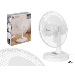 Argon Ventilador de Mesa 40W, 3 Velocidades + Giro 75° + Oscilación, 27x51x33.5 cm, Blanco Precio: 25.1922. SKU: B1BLD4MS4S