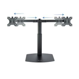 TooQ DB1727TN-B Soporte de Sobremesa para 2 Monitores 17-27" Brazo Pistón Gas Inclinable Giratorio hasta 6kg/brazo VESA 75/100 Negro