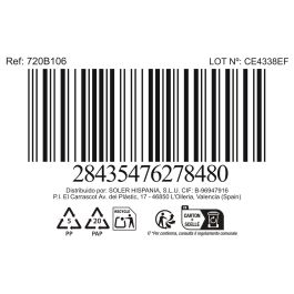 La Mediterranea Bandeja Redonda Chester Blue 24 cm x 2.5 cm (8 Unidades)