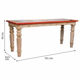 Banqueta Alexandra House Living Madera de mango Madera MDF 35 x 43 x 101 cm