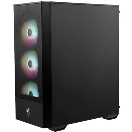 MSI MAG FORGE 112R Carcasa de Ordenador Midi Tower Negra Transparente con Ventana Lateral y Iluminación LED Precio: 85.49999997. SKU: B1EV5VZAFG