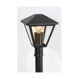 RABALUX RAB-7150 Báliza Exterior Paravento Lámpara de Pie para Jardín IP44 1xE27 40W Negro Aluminio Estilo Clásico