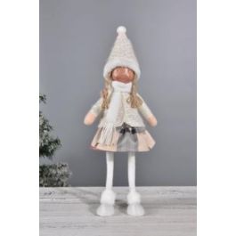 DKD Home Decor Figura Navidad Fantasía para Niñas de Poliéster 9x43x15 cm Surtida (2 Unidades)