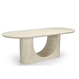 Mesa de Comedor Home ESPRIT Blanco Madera de mango 220 x 100 x 76 cm Precio: 1103.7899994. SKU: B1HXWJJFLA